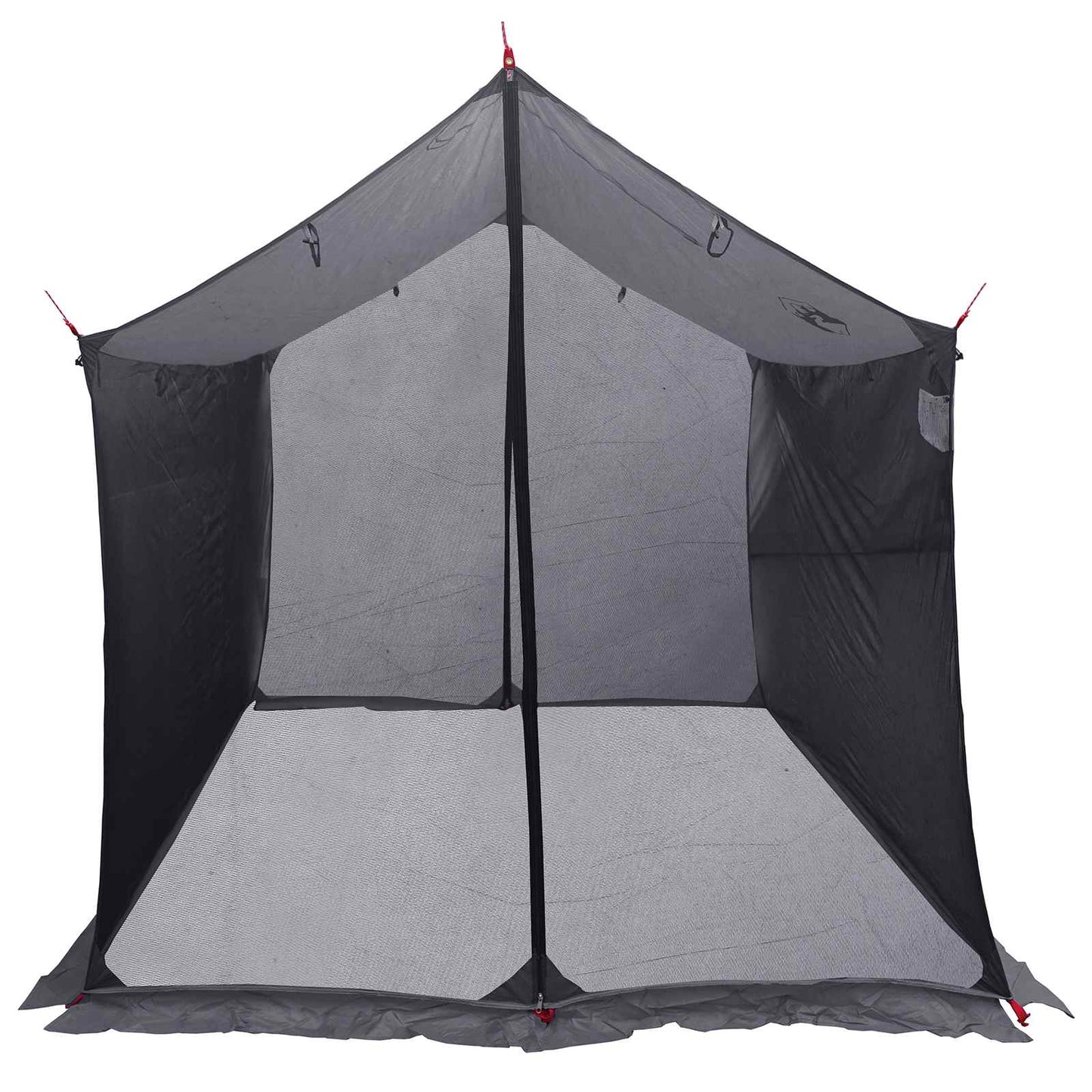 vidaXL Camping Tarp with Mesh Walls Grey and Orange 270 x 210 x 210 cm