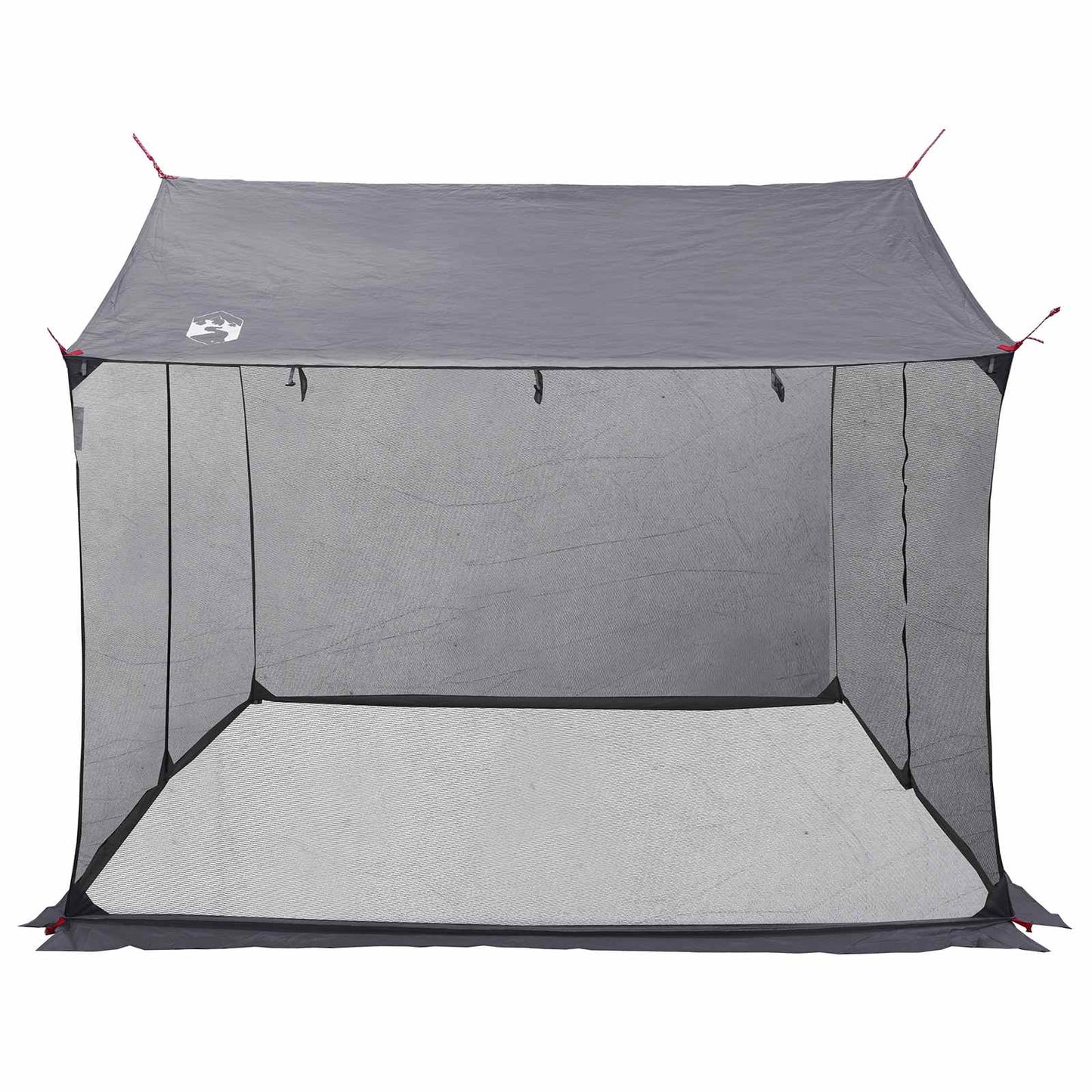 vidaXL Camping Tarp with Mesh Walls Grey and Orange 270 x 210 x 210 cm