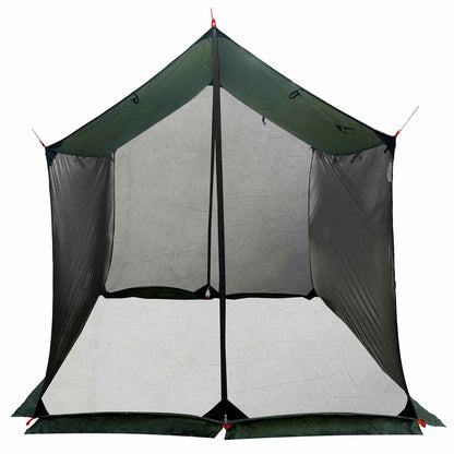 vidaXL Camping Tarp with Mesh Walls Army Green 270 x 210 x 210 cm