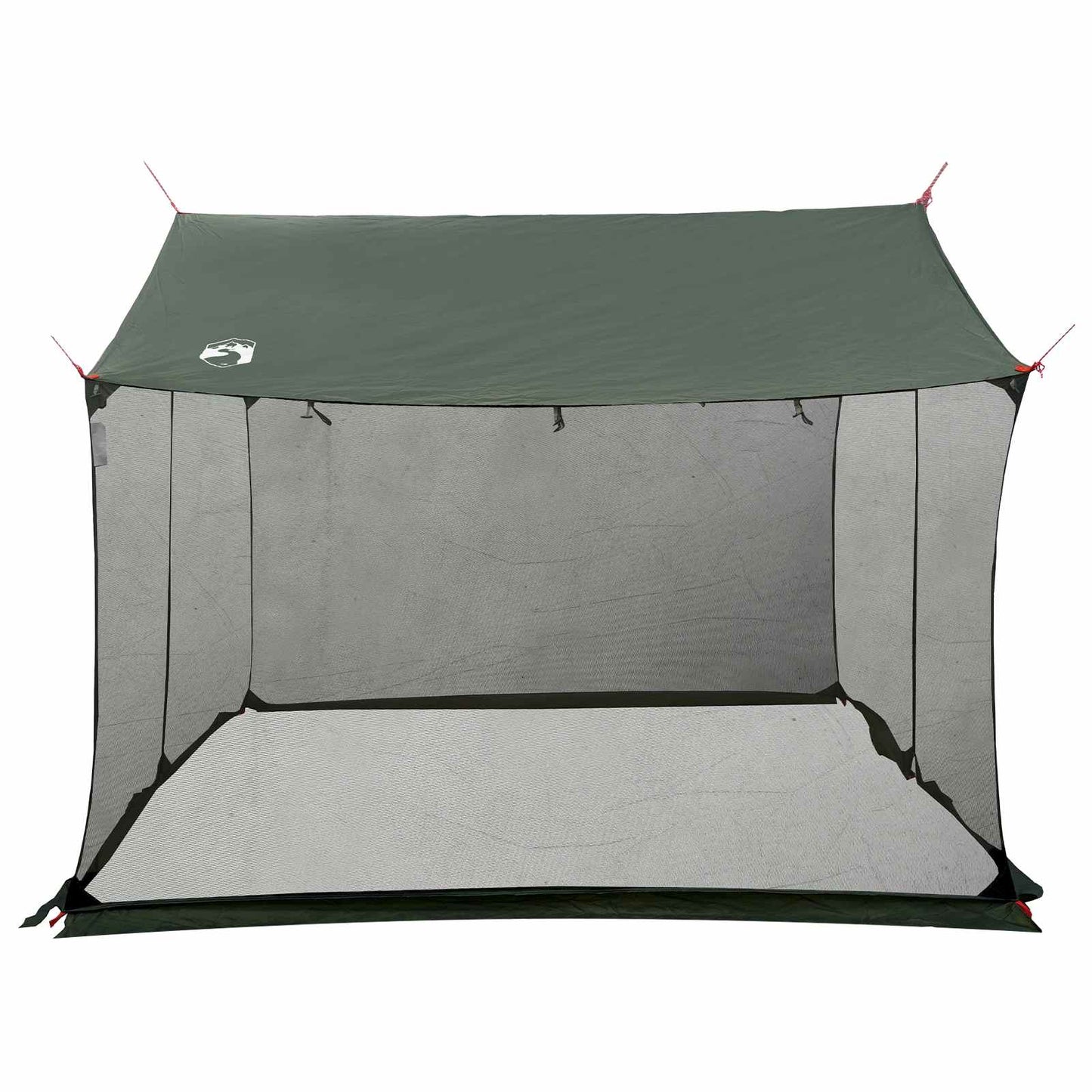 vidaXL Camping Tarp with Mesh Walls Army Green 270 x 210 x 210 cm