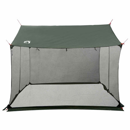 vidaXL Camping Tarp with Mesh Walls Army Green 270 x 210 x 210 cm