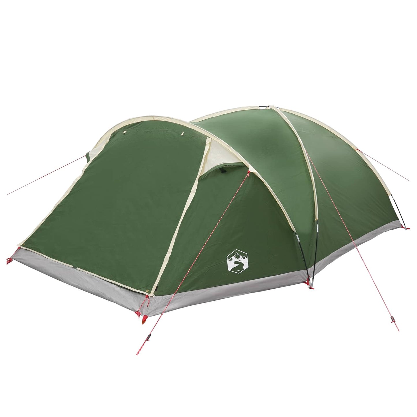 vidaXL Cabin Tent with Roof Green 8-Person Polyester and Steel