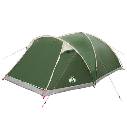 vidaXL Cabin Tent with Roof Green 8-Person Polyester and Steel