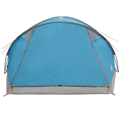 vidaXL Cabin Tent with Roof Blue 8-Person Polyester and Steel