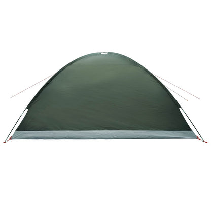 vidaXL Cabin Tent with Roof Army green 8-Person Polyester and Steel