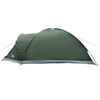 vidaXL Cabin Tent with Roof Army green 8-Person Polyester and Steel