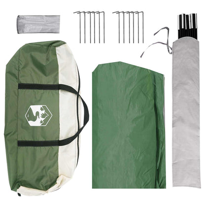 vidaXL Party Tent Green 600 x 600 x 400 cm Polyester and Steel