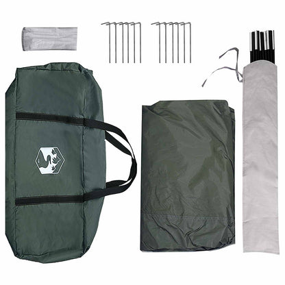 vidaXL Party Tent Army green 400 x 400 x 320 cm Polyester and Steel