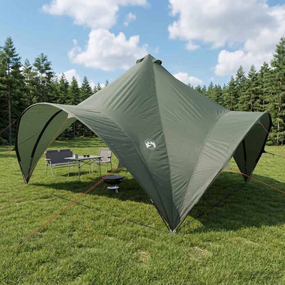 vidaXL Party Tent Army green 400 x 400 x 320 cm Polyester and Steel