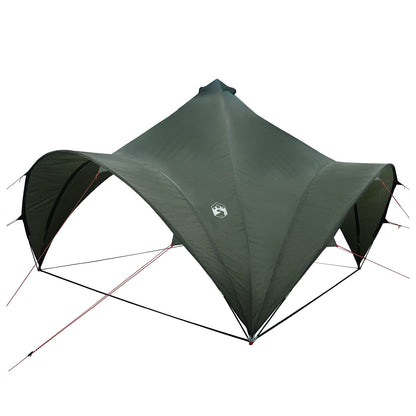 vidaXL Party Tent Army green 400 x 400 x 320 cm Polyester and Steel
