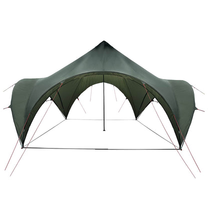 vidaXL Party Tent Army green 400 x 400 x 320 cm Polyester and Steel