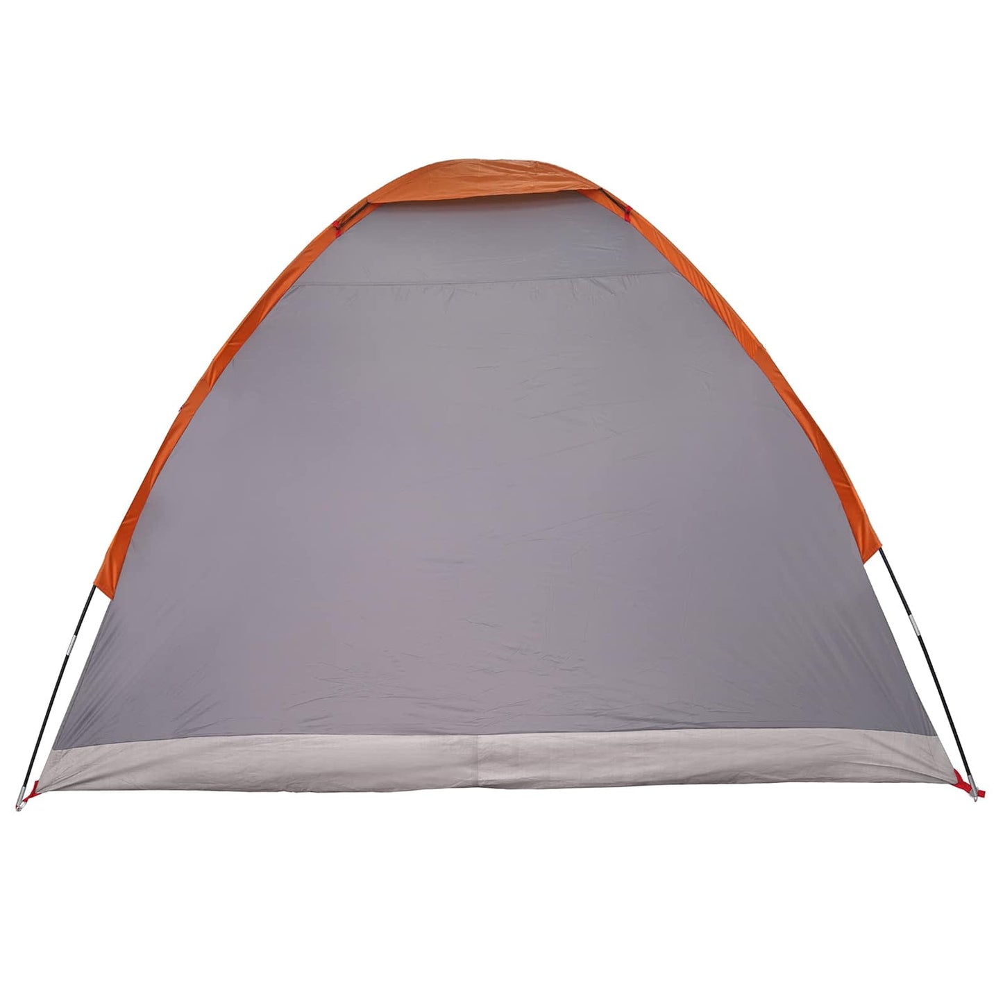 vidaXL Camping Tent with Roof Grey and Orange 190 x 140 x 105 cm