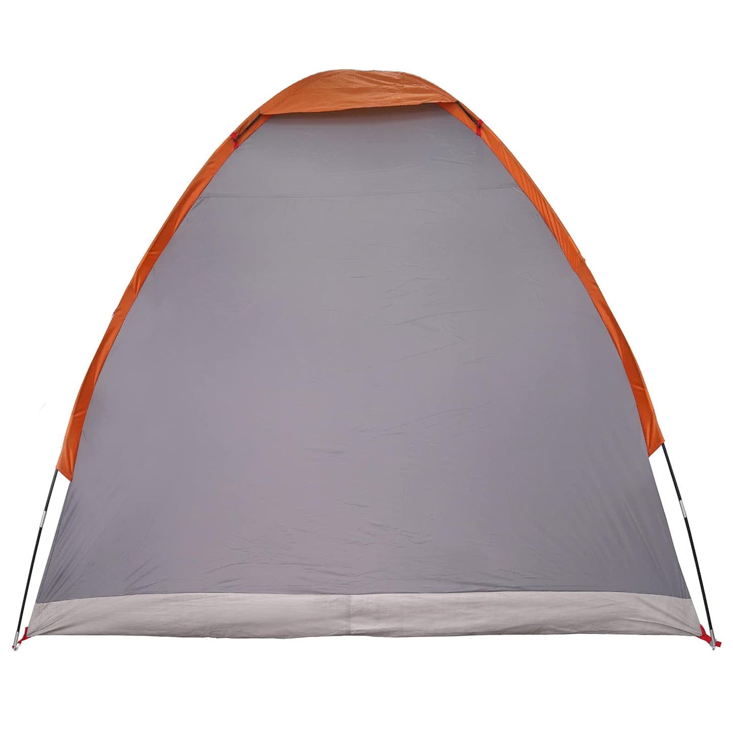 vidaXL Camping Tent with Roof Grey and Orange 190 x 140 x 105 cm