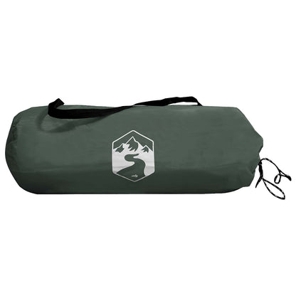 vidaXL Camping Tent with Roof Army Green 190 x 140 x 105 cm
