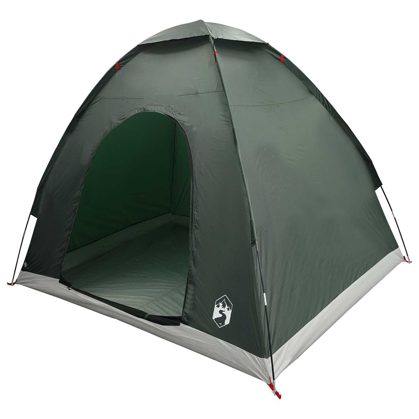 vidaXL Camping Tent with Roof Army Green 190 x 140 x 105 cm