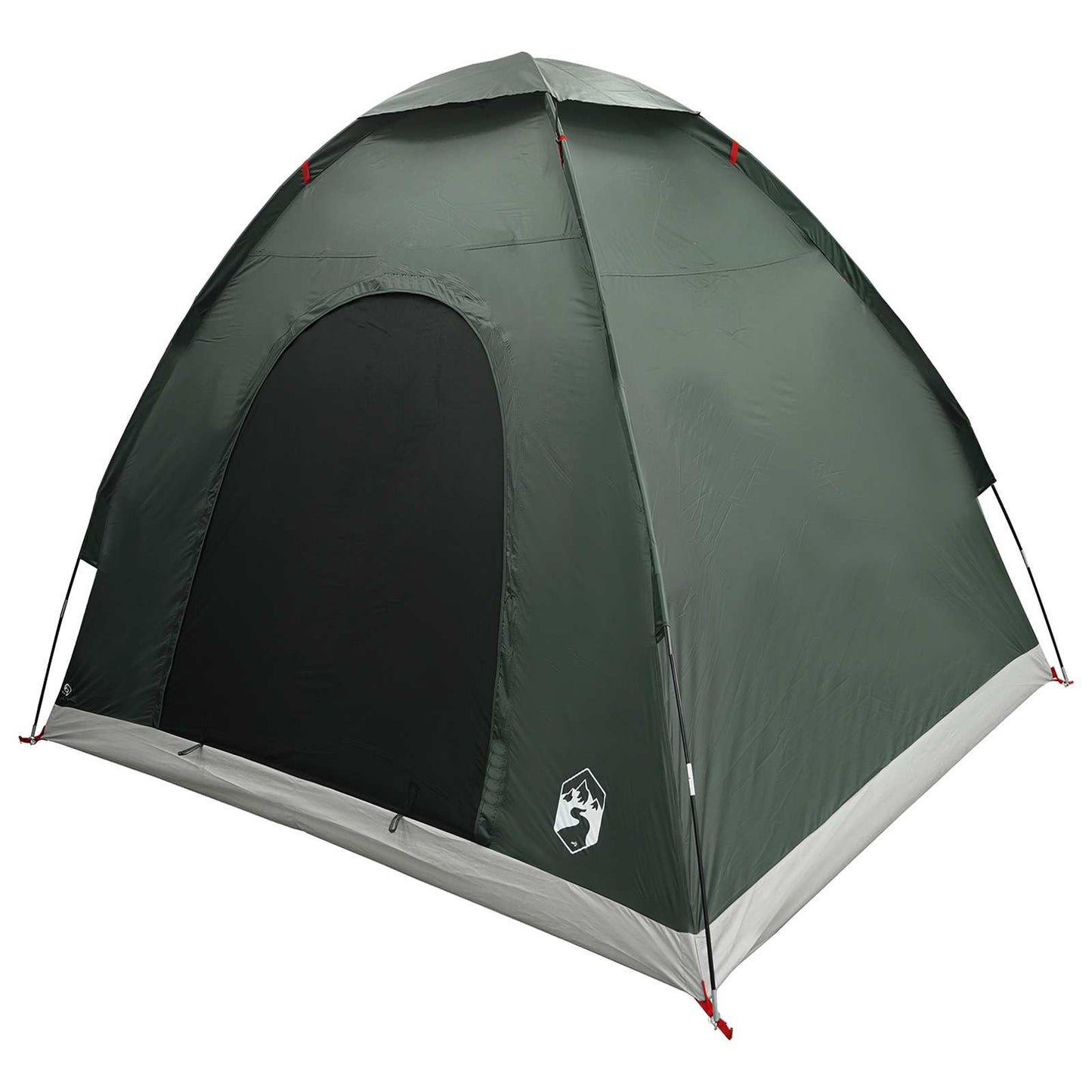 vidaXL Camping Tent with Roof Army Green 190 x 140 x 105 cm