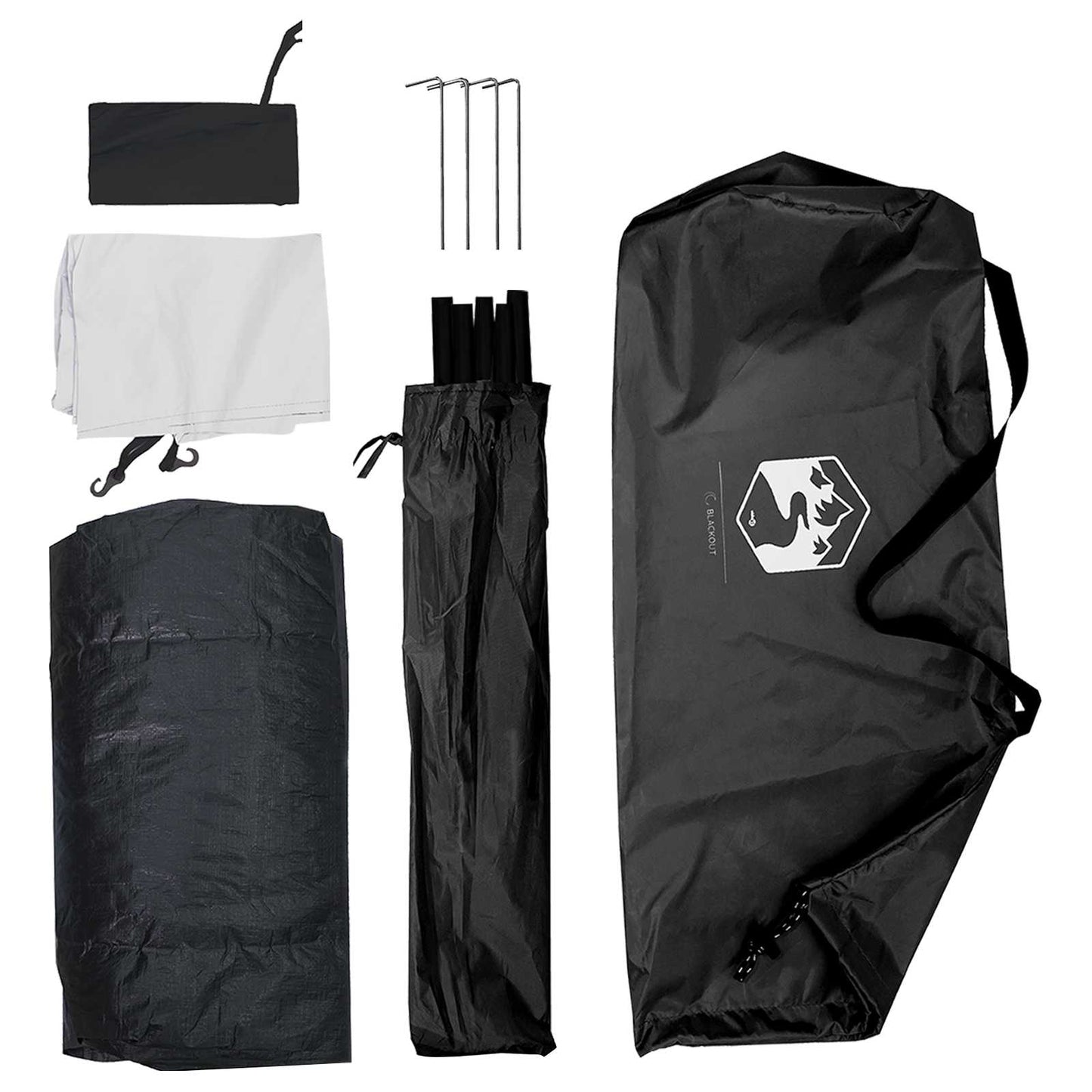 vidaXL Camping Tent with Roof 185T Polyester with PU coating
