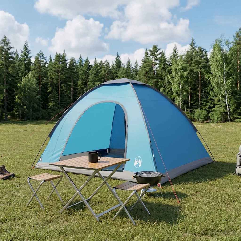 vidaXL Camping Tent with Roof with Air Vent Blue 275 x 215 x 125 cm