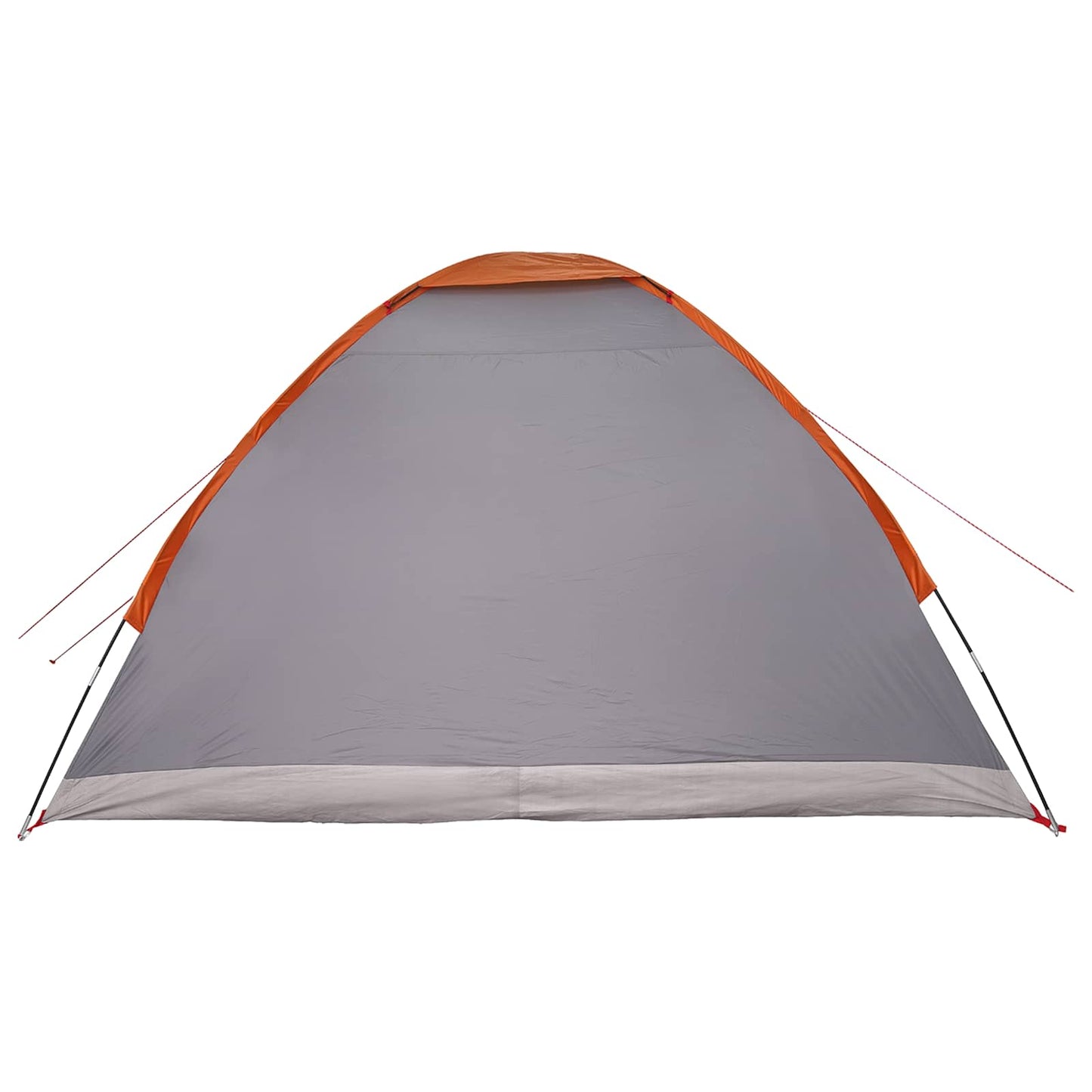 vidaXL Camping Tent with Roof Grey and Orange 275 x 215 x 125 cm