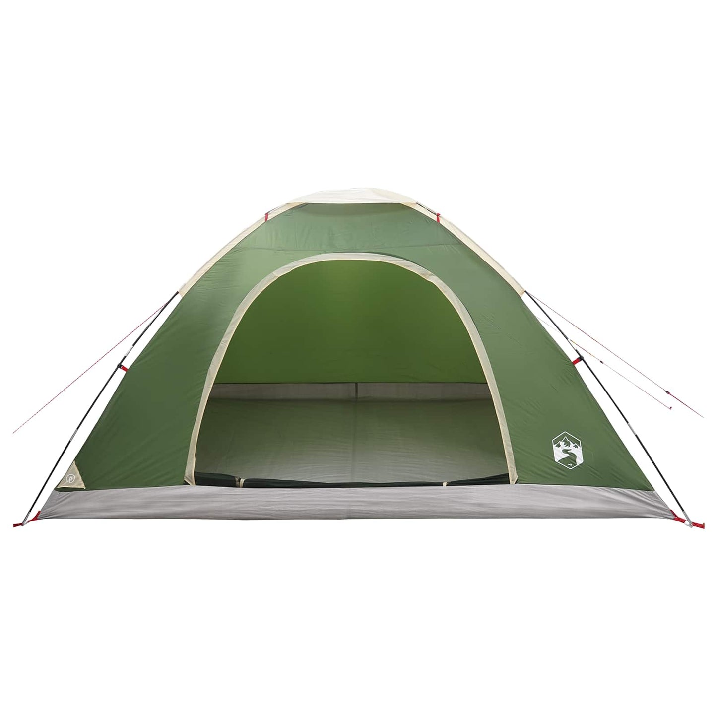 vidaXL Camping Tent with Roof with Air Vent Green 335 x 275 x 180 cm