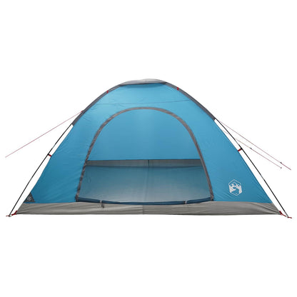 vidaXL Camping Tent with Roof with Air Vent Blue 335 x 275 x 180 cm