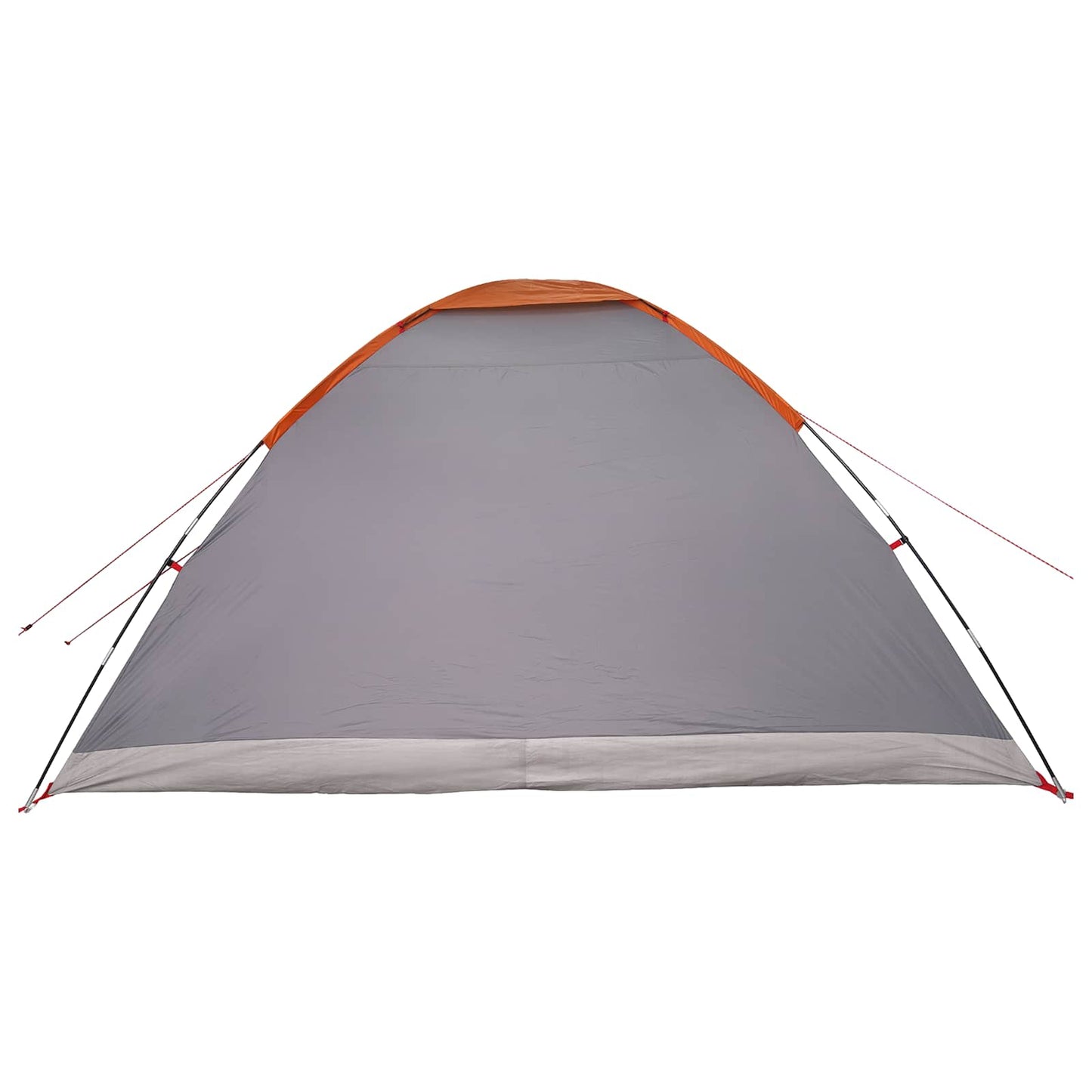 vidaXL Camping Tent 6-Person Grey and Orange