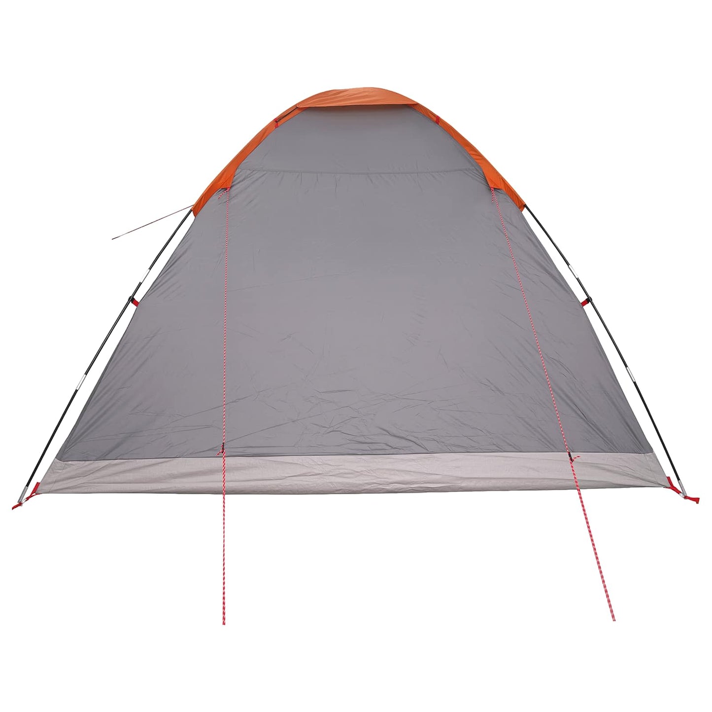 vidaXL Camping Tent 6-Person Grey and Orange