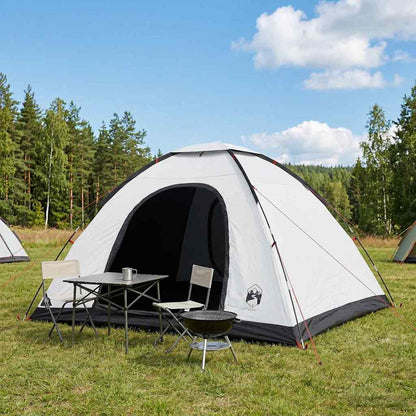 vidaXL Camping Tent with Roof White Blackout 335 x 275 x 180 cm