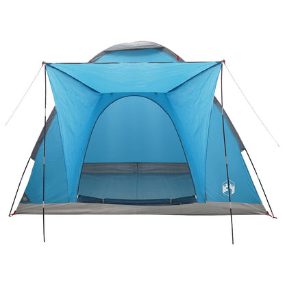 vidaXL Camping Tent with Roof Blue 2-Person Polyester and Steel
