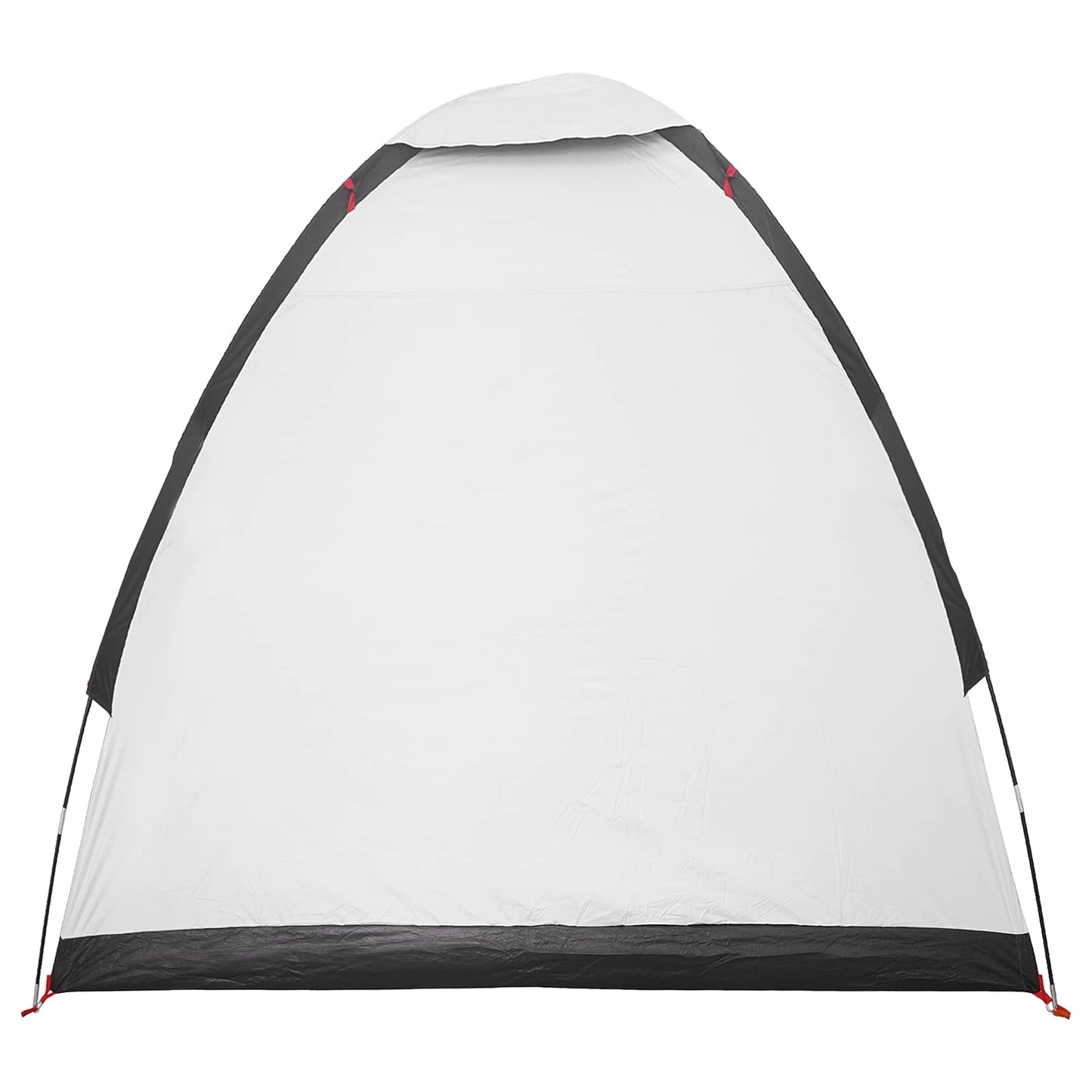 vidaXL Camping Tent 2-Person White Blackout Polyester and Steel