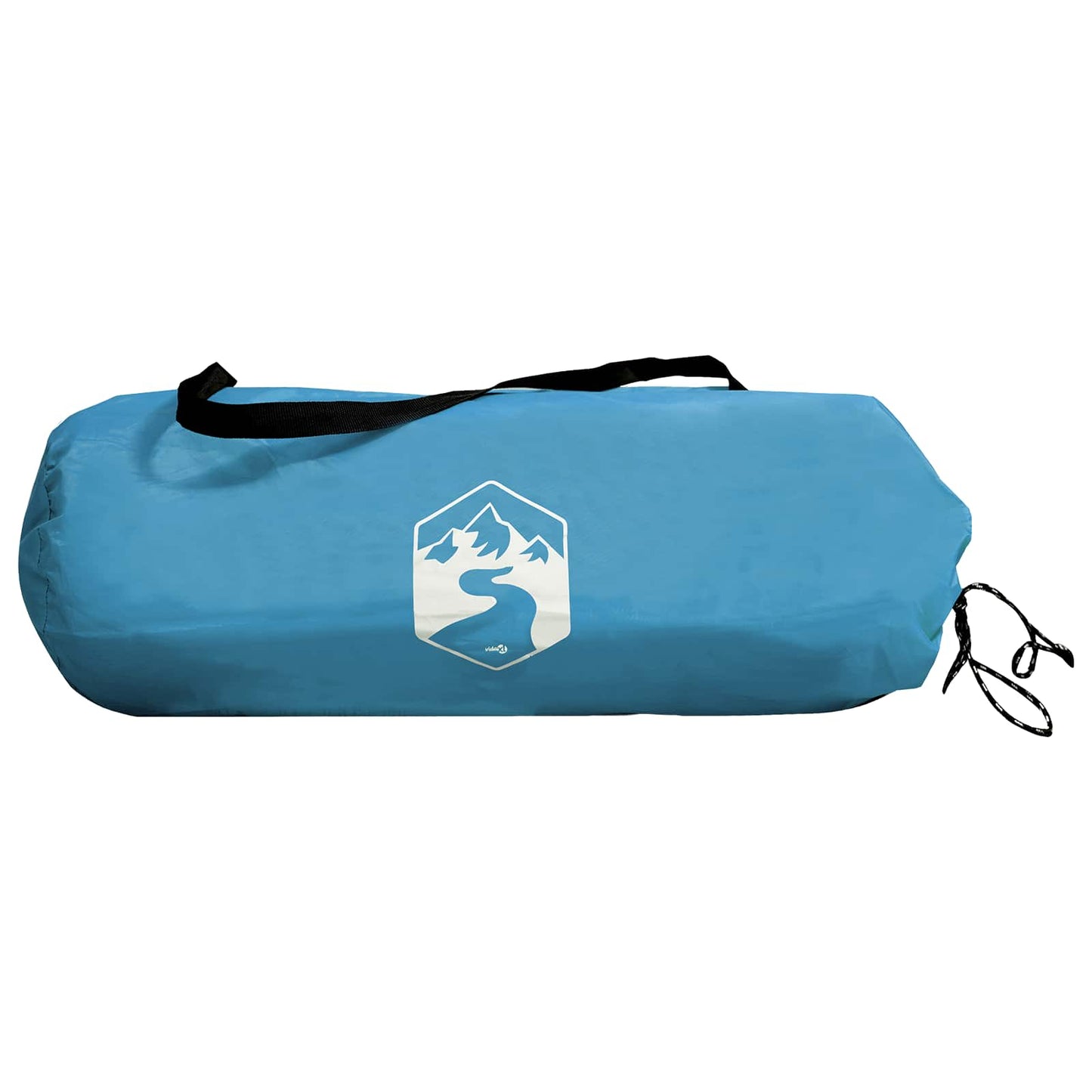 vidaXL Camping Tent with Roof Blue 4-Person Polyester and Steel