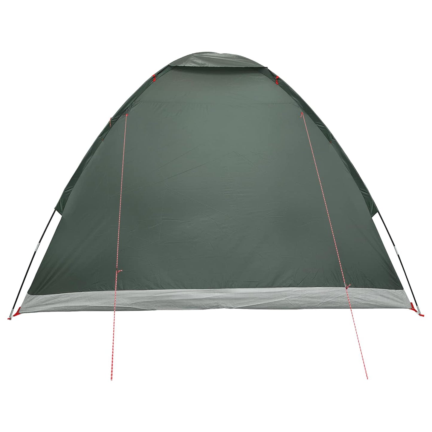 vidaXL Camping Tent 4-Person Army Green Polyester and Steel