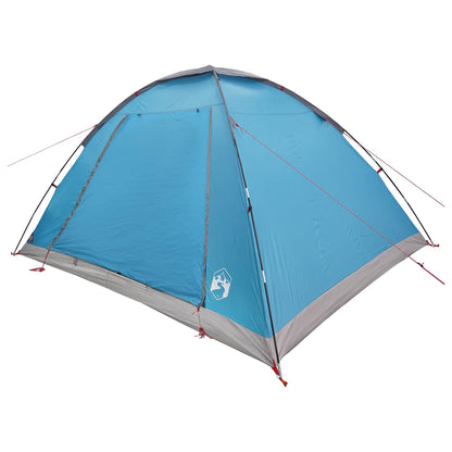 vidaXL Camping Tent with Roof Blue 6-Person Polyester and Steel