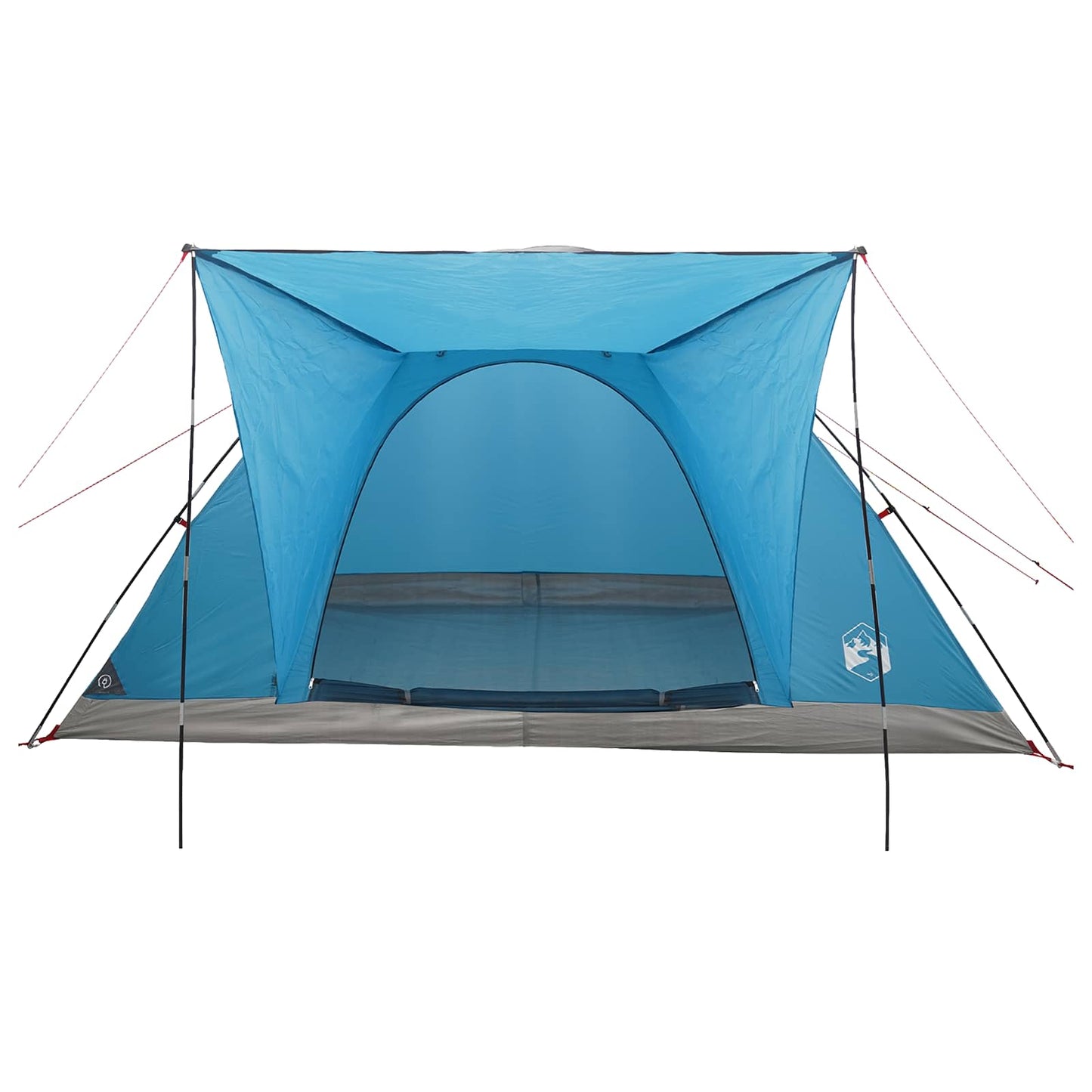 vidaXL Camping Tent with Roof Blue 6-Person Polyester and Steel
