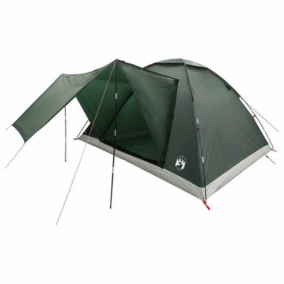 vidaXL Camping Tent Army Green 335 x 275 x 180 cm Polyester and Steel