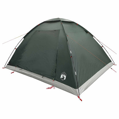 vidaXL Camping Tent Army Green 335 x 275 x 180 cm Polyester and Steel