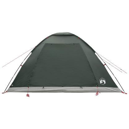 vidaXL Camping Tent Army Green 335 x 275 x 180 cm Polyester and Steel