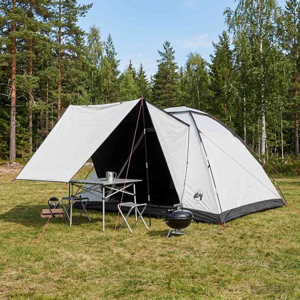 vidaXL Camping Tent with Roof White Blackout 335 x 275 x 180 cm