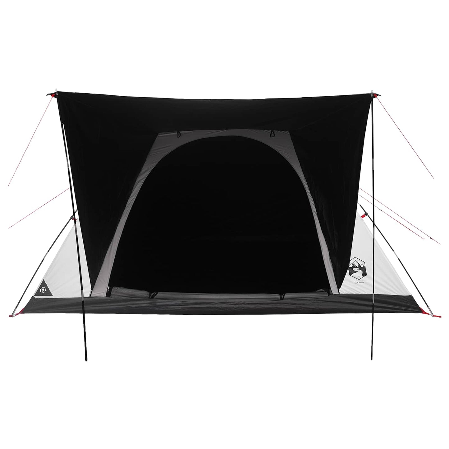 vidaXL Camping Tent with Roof White Blackout 335 x 275 x 180 cm