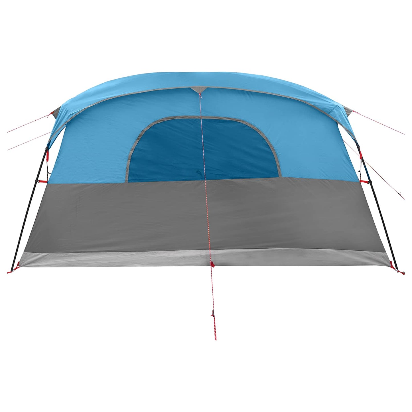 vidaXL Tunnel Tent Blue 366 x 244 x 198 cm Polyester and Steel