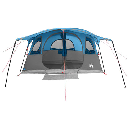 vidaXL Tunnel Tent Blue 366 x 244 x 198 cm Polyester and Steel