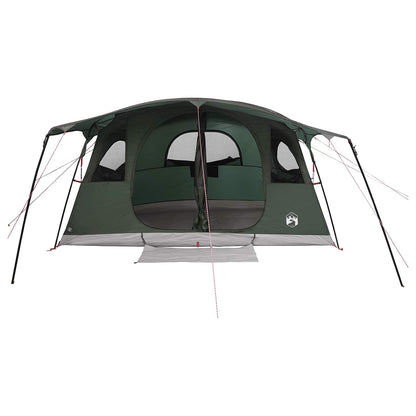 vidaXL Tunnel Tent Army Green 366 x 244 x 198 cm Polyester and Steel