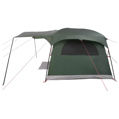 vidaXL Tunnel Tent Army Green 366 x 244 x 198 cm Polyester and Steel