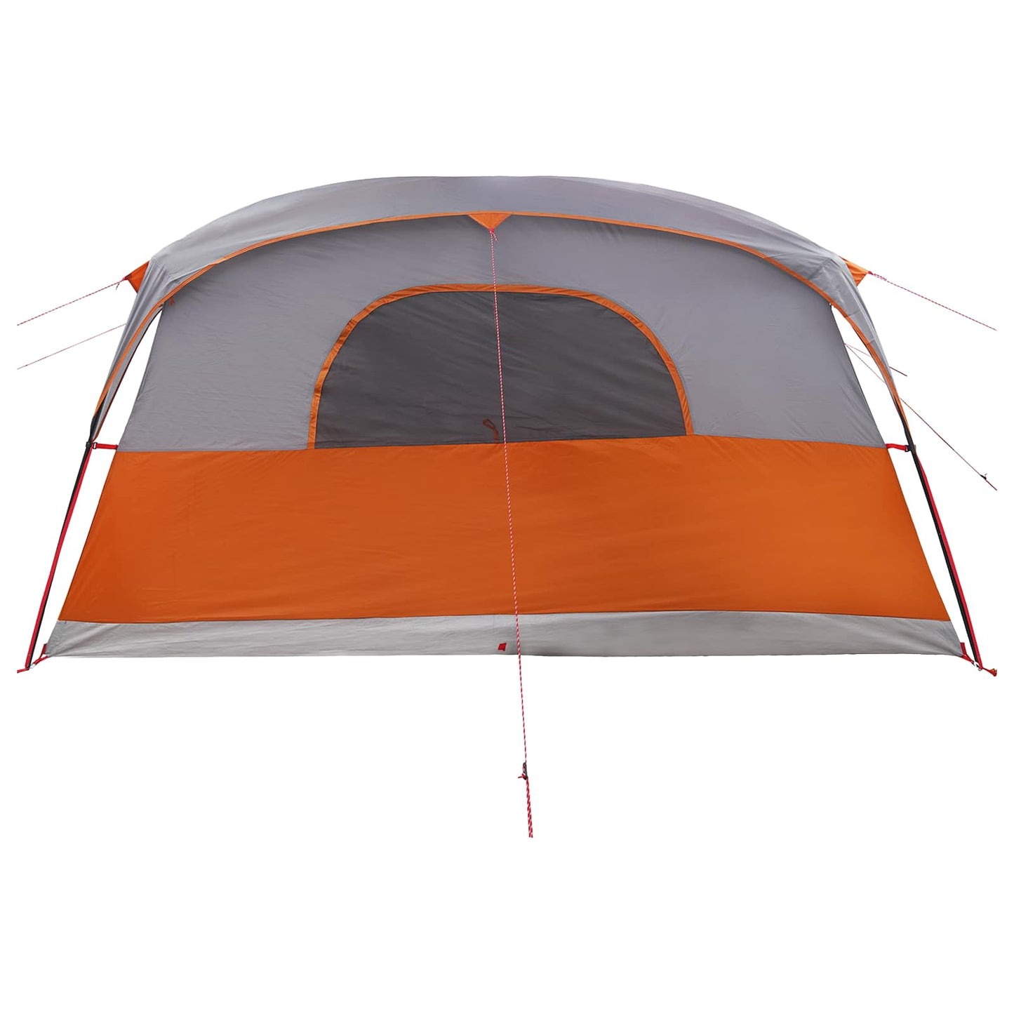 vidaXL Tunnel Tent with Roof Grey and Orange 427 x 305 x 205 cm