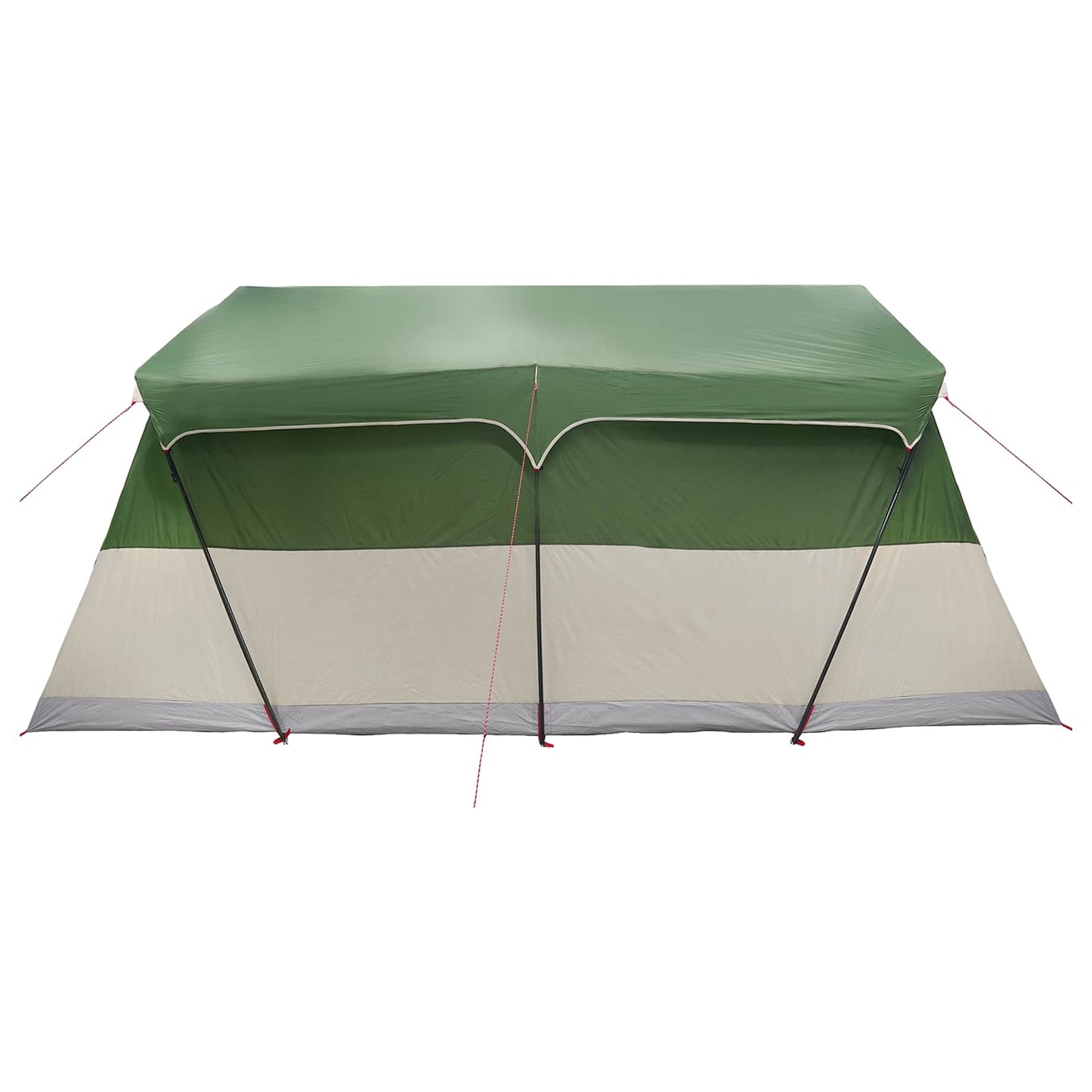 vidaXL Family Tent Green 487 x 340 x 216 cm Polyester and Steel