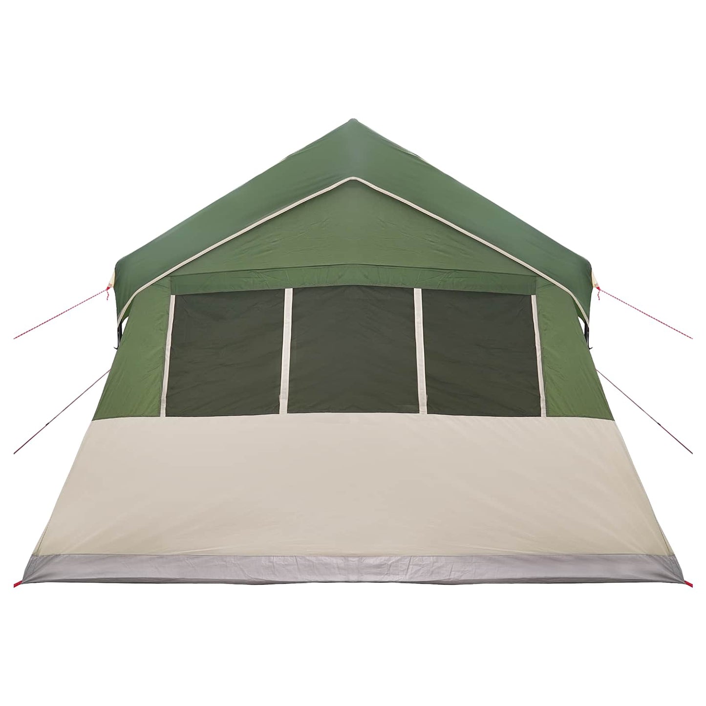 vidaXL Family Tent Green 487 x 340 x 216 cm Polyester and Steel