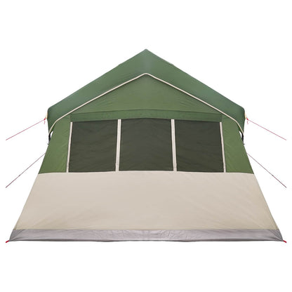 vidaXL Family Tent Green 487 x 340 x 216 cm Polyester and Steel