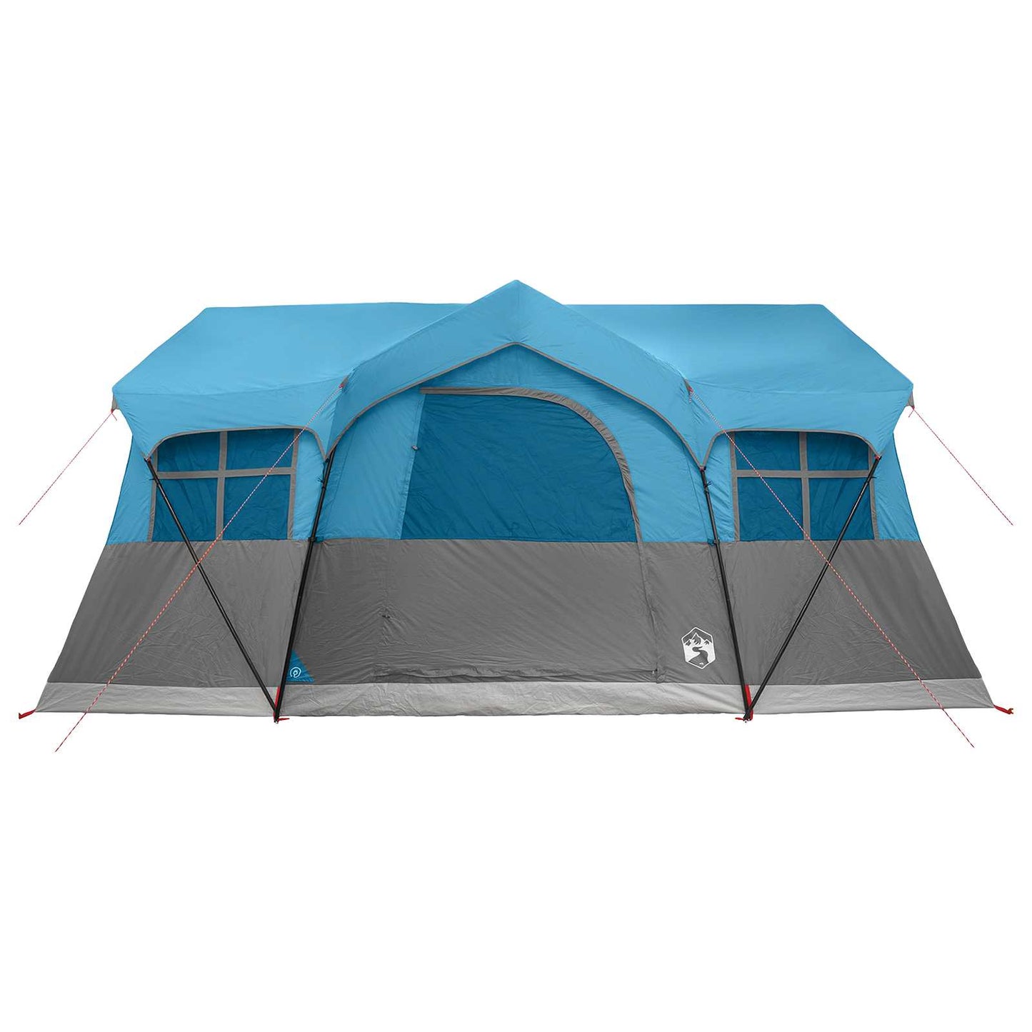 vidaXL Family Tent Blue 487 x 340 x 216 cm Polyester and Steel