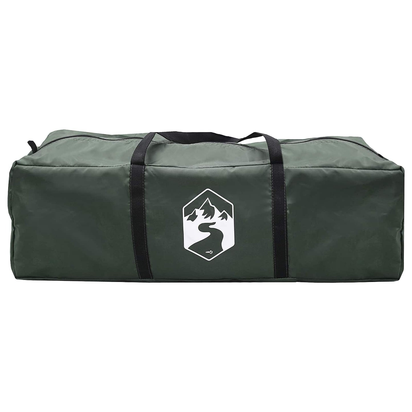 vidaXL Family Tent Army Green 487 x 340 x 216 cm Polyester and Steel