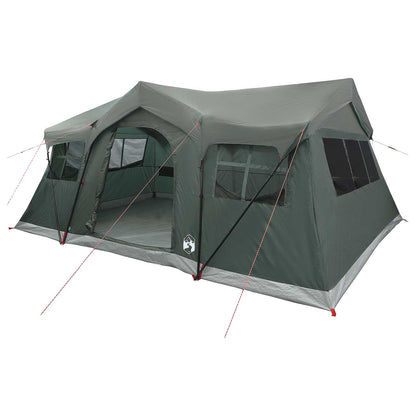 vidaXL Family Tent Army Green 487 x 340 x 216 cm Polyester and Steel